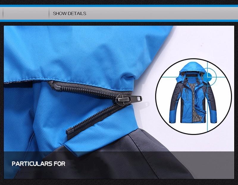 Parka Veste étanche à Capuchon coupe-vent idéale pour les temps pluvieux