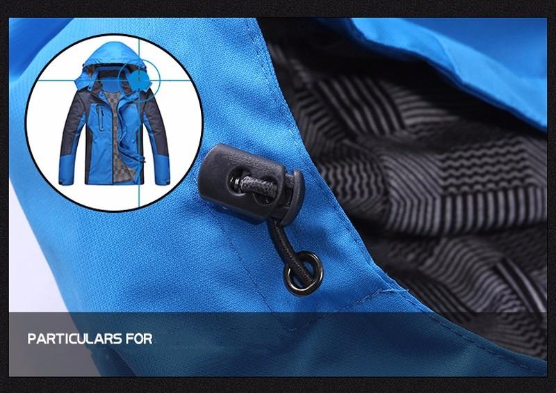 Parka Veste étanche à Capuchon coupe-vent idéale pour les temps pluvieux