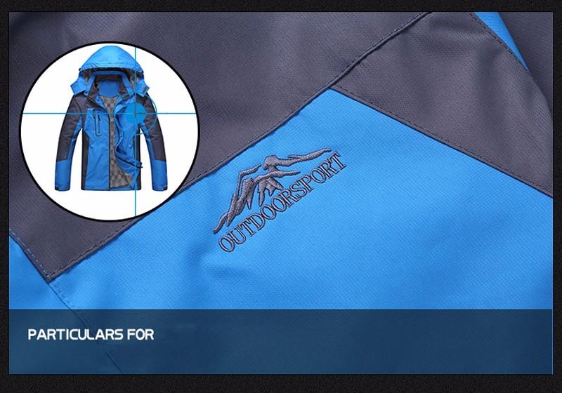 Parka Veste étanche à Capuchon coupe-vent idéale pour les temps pluvieux