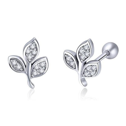 Boucles d'oreilles rondes en argent Sterling 925 pour femmes Idée cadeau